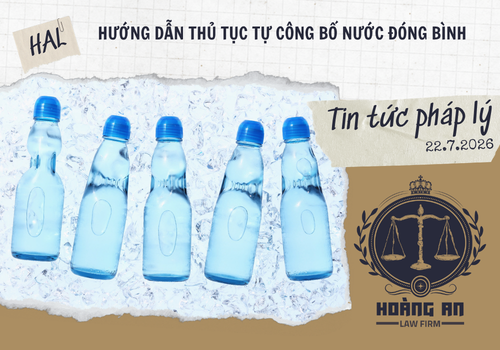 Hướng Dẫn Thủ Tục Tự Công Bố Sản Phẩm Nước Đóng Bình